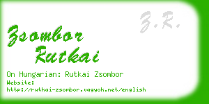 zsombor rutkai business card